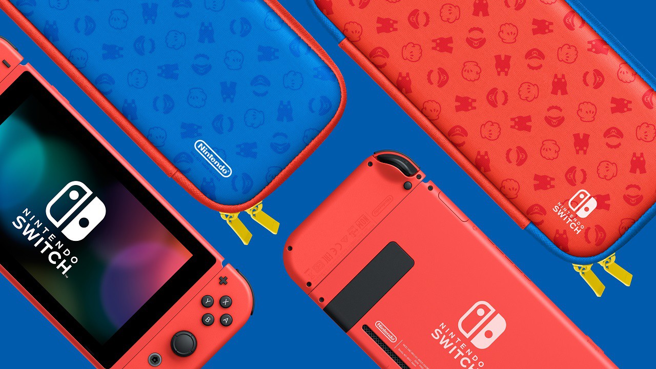 Nintendo Switch マリオレッド✖️ブルーセット